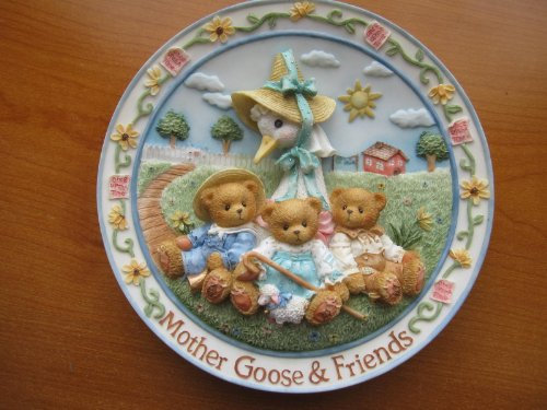 Cherished Teddies Mutter Gans Teller