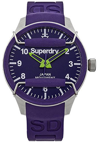 Superdry Herren Analog-Digital Automatic Uhr mit Armband S0317646