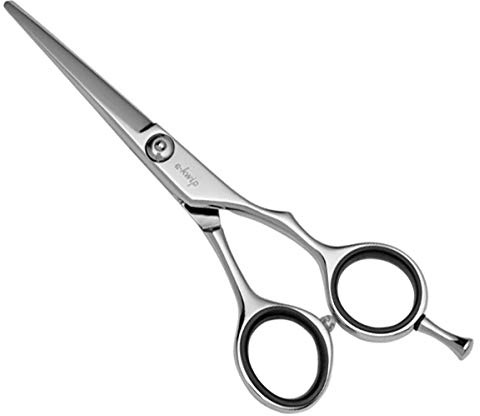 E-Kwip EOP Profi Haarschere - Friseurschere in 5,5 Zoll aus Japanstahl, mit ergonomischen Offset-Design & abschraubbarem Fingerhaken