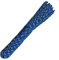 Paracord 550-100 ft (30 m) reißfeste Survival Fallschirm-Schnur aus Nylon 4mm - Typ III mit 7 Kern-Strängen in vielen Farben - Das Seil für Kreative und Macher (blau schwarz weiß)
