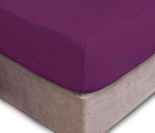 JASMIN ELINOR EASY-CARE NON-IRON PERCALE FITTED SHEET KING SIZE SHEETS DEEP FITTED BED SHEETS BEDDING SETS FITTED Sheet