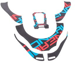 O'NEAL | Protektoren-Ersatzteil | Motocross Enduro | TRON Neckbrace Aufkleber | TRON Neckbrace Stickers | Blau Red | One Size