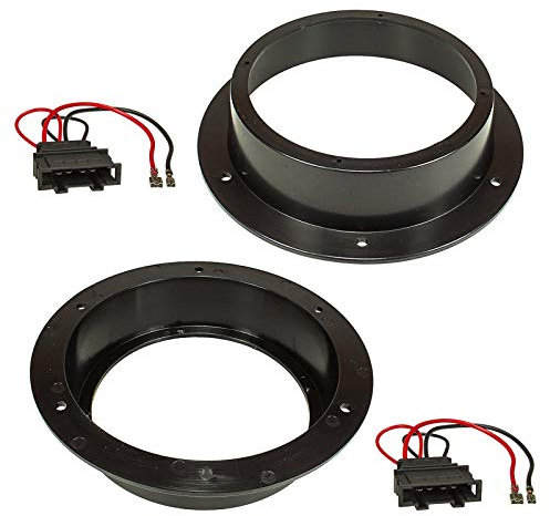 Sound way - Soportes adaptadores Anillos de Altavoz 165 mm Compatible con Skoda Seat Volkswagen Audi