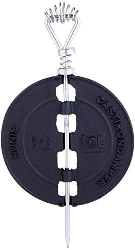 COLIBROX Manufacturing Group BM0051-A Cast Iron Stove Pipe Damper, Black