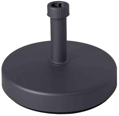 HELCOSOL Schirmständer, Kunststoff, 25 kg, befüllbar, Schirmstöcke Ø 21-54 mm silber(anthrazit)