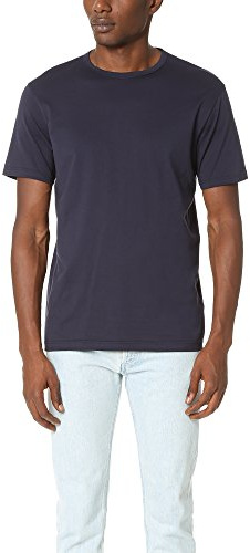 Sunspel Men?s Crew Neck T-Shirt ? Navy - XL