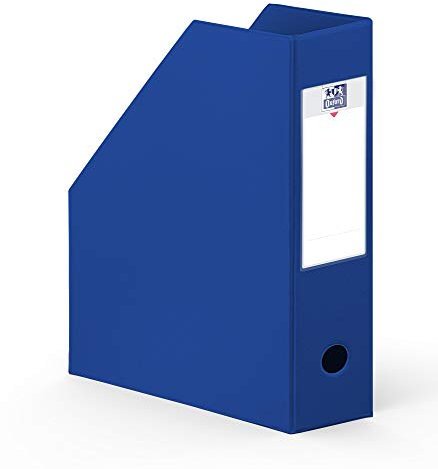 OXFORD Lot de 10 Porte-Revues 24 x 32 Dos 10 cm Bleu Foncé