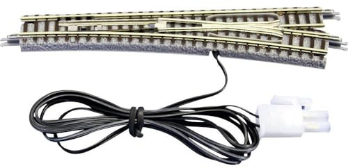 Rokuhan 97040 - E-Weiche rechts R490-13° und Gleis Gerade, 110 mm (Bettung angeschnitten)