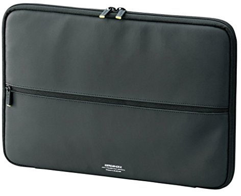 ELECOM-Japan Brand-ZEROSHOCK Laptop Inner Bag Shock Absorption Slim Type MacBook pro 13/12.1/12.5/13/13.3W Black ZSB-IBUB02BK