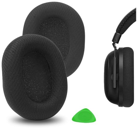 Geekria Komfort-Ersatz-Ohrpolster aus Netzstoff für Razer BlackShark V2 Pro 2023 Edition Kopfhörer, Ohrpolster, Headset-Ohrpolster, bequeme Reparaturteile (schwarz)