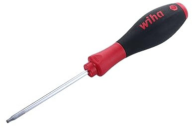 Wiha Schraubendreher SoftFinish® TORX® Festhaltemechanik Magicspring® mit Rundklinge (27740) T10 x 80 mm ergonomischer Griff für kraftvolles Drehen, Allrounder für Industrie und Handwerk