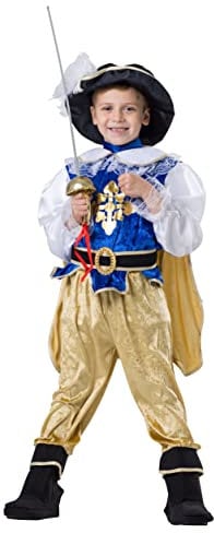 Dress Up America Costume da Moschettiere Deluxe per Bambini