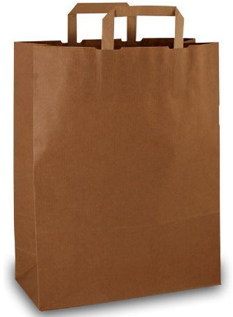 25 Papiertragetaschen braun 32x12x41cm