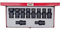 KING TONY 4450MP Coffret de Douilles à Choc Courtes avec Cardan Métrique, Set de 10, 1/2