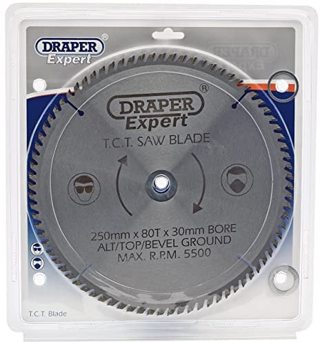 Draper 09489 TCT Saw Blade 250 x 30mm 80-Tooth