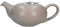 London Pottery Pebble Teapot with Infuser for Loose Tea, Stoneware, Matte Putty, 4 Cup (1 Litre)