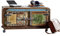 MASSIVMOEBEL24.DE | FREEZY Couchtisch aus Massivholz #20 | Altholz - Mehrfarbig, lackiert | Industrial-Stil | 90x60x40 cm | massiver Wohnzimmertisch aus Holz