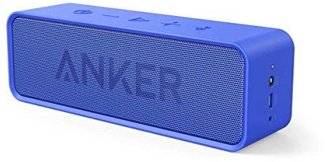 Anker Bluetooth Speakers, Soundcore Bluetooth Speaker with Loud Stereo Sound, 24-Hour Playtime, 66 ft Bluetooth Range, Built-in Mic. Perfect Portable Wireless Speaker for iPhone, Samsung and More