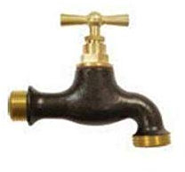 Boutte - Robinet d'arrosage bicolore Teck, 15x21/20x27 - BOURO0176144