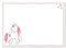 1 Schreibtisch-Unterlage mit Einhorn-Motiv I dv_016 I DIN A3 I 40 Blatt I Malblock Papier rosa Geschenk für Mädchen Kinder Schulanfang