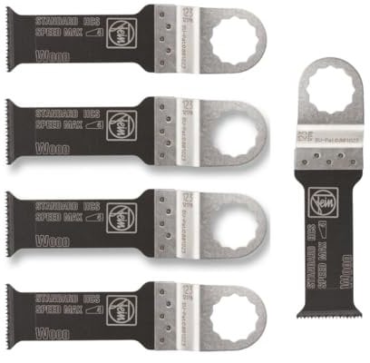 Fein 63502123046 Standard E-Cut-Sägeblatt, 32mm breit, 5er Pack