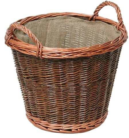 raik 21.02.609.2 Weidenkorb, hell, rund, mit Jute-Einlage, 50 cm