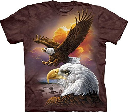 The Mountain Herren Adler und Wolken T-Shirt Eagle and Clouds T-Shirt (1er Pack)