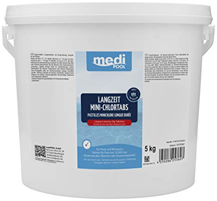 POWERHAUS24 Chlortabletten organisch - 20g - 5KG - langsam löslich - Aktivchlor Mind. 90% Pflegefibel