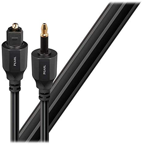 AudioQuest 3m Pearl Optical > 3.5mm Mini M Toslink Fiber-Optic Cable