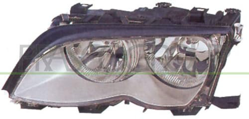 Prasco - BM0204913 - BMW - 3 Series - E46 - Mod. 09/01-02/05 - Scheinwerfer Rechts-H7+H7-Mit Lwr-Mit Motor-Silber