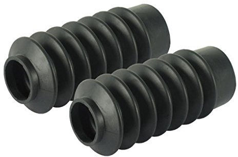 Soufflets antipoussière de style moto bobber pour fourche de Harley et Custom de 41 mm de diamètre