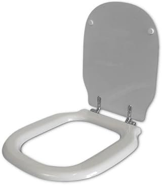 Copriwater Globo MODI'/ SOSP BIANCO Cerniera Cromo-Sedile-Asse