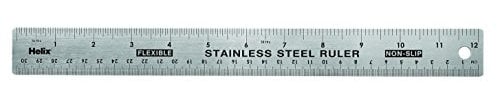 Helix 12 inch 30cm Steel Ruler