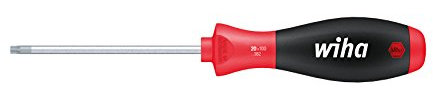 Wiha Schraubendreher SoftFinish® TORX® mit Rundklinge (01289) T9 x 60 mm ergonomischer Griff für kraftvolles Drehen, Allrounder für Industrie und Handwerk