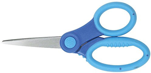 Westcott E-26006 00 Microban Schul-Schere 13 cm, Spitze mit Soft-Grip-Griff, sortiert