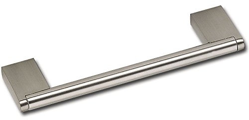 SIRO 1531-212N1ZN21 Griff Elth ø 10 mm, Lochabstand 192 mm, Breite 212 mm, Edelstahl/Sockel ZN geb./Edelst. Effekt