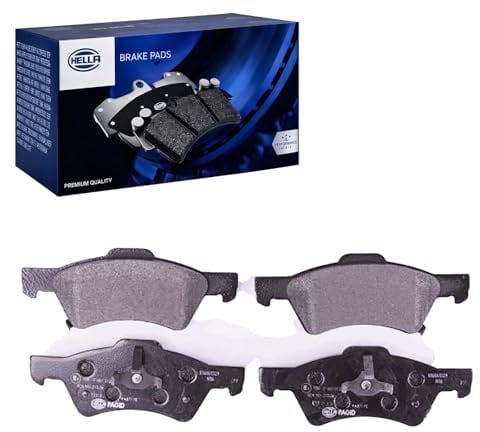 HELLA 8DB 355 010-061 Bremsbeläge - mit akustischer Verschleißwarnung | Kompatibel mit: CHRYSLER VOYAGER IV, VOYAGER IV VAN, DODGE CARAVAN