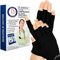 Von Ärzten Entworfen, Arthrose Handschuhe mit Kupfer, Kompressionhandschuhe für Frauen und Männer, Fingerlos für Arthritis, Schmerzlinderung und Wärme, Schwarz, M