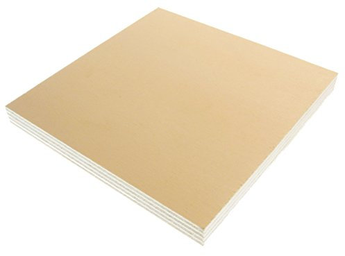 Pannelli in compensato di Hagspiel, pioppo, 5 pezzi 30 x 30 cm. 20 mm.