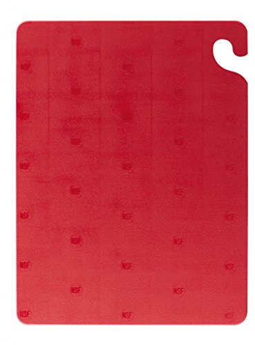 San Jamar cb152012rd cut-n-carry Color, tabla de cortar, Rojo, 381 mm H x 508 mm W x 13 mm D (estuche de 6) (6 unidades)