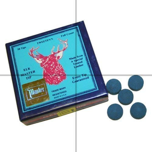 Elk-Master Billardqueue-Spitzen, zum Aufkleben, 11 mm, 5 Stück