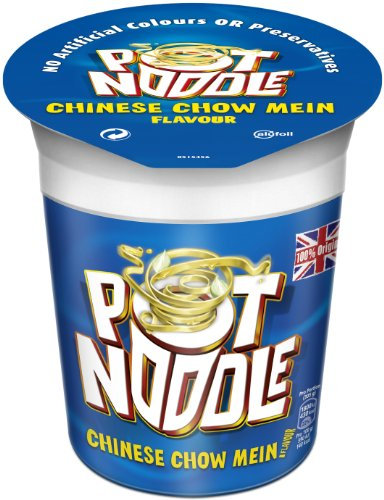 Pot Noodle Chinese Chow Mein Mugs, Pack of 6 (6 x 90 g)