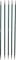 KnitPro K47035 Sockennadeln, Metal, Grün, 20cm / 3mm