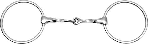 Feeling Trense Netz Olive Flexi doppelt gebrochenes Gebiss, Torsadé, 135