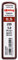 rOtring Lead Refills Hi-Polymer for Fine Mechanical Pencils 0.50mm 2B, 12 Leads