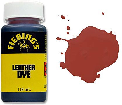 fiebings Leather Tinte 114ml/118ml - Granate, 4 Ounces