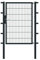 Alberts 646455 Einzeltor Flexo mit Zubehör | verschiedene Breiten und Höhen | anthrazit | Breite 100 cm | Höhe 140 cm