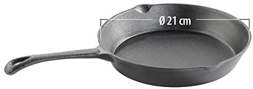 Tornwald-Schmiede Gusseisenpfanne Grill: Gusseisen-Pfanne, 21 cm (Gusseiserne Pfanne, Gusseisen-Pfannen für Grills, Guss)