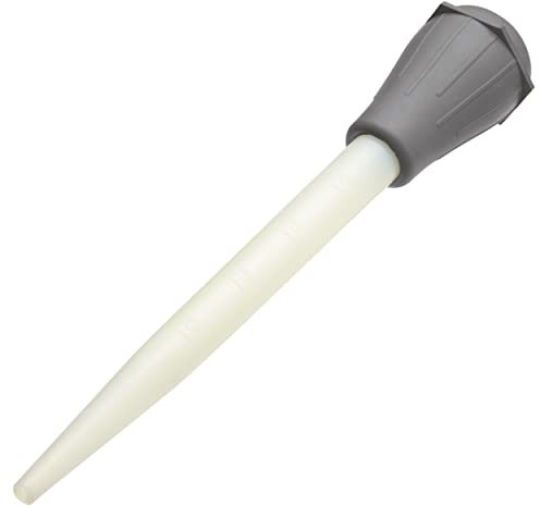 KitchenCraft Turkey Baster, Plastic, Essential Kitchen Gadget for Roasting, 28 cm, White / Grey
