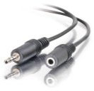 C2G 7M 3.5mm Audio Jack male to Female Stereo Audio Extension Cable, Audio Jack for Headphones, HDTV, Laptop, Smart Phone, Nintendo Switch, Car AUX, PS4, Xbox, Gaming controllers, Gaming Headsets and More
